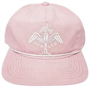 NEW HOWLER BROS Fresh Catch Unstructured Snapback Hat Cap Dusty Pink OSFM
